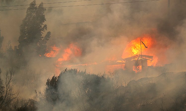 Чилид түймэр дэгдсэнээс болж 51 хүн амиа алдлаа